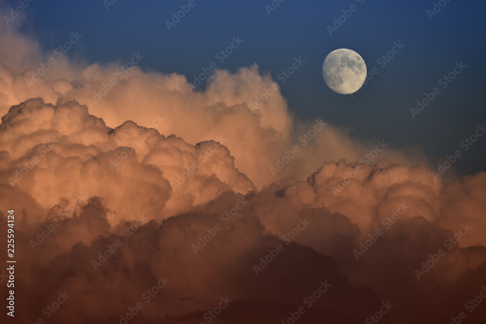 Faszination - Himmel-Wolken-Mond Faszination - Himmel-Wolken-Mond