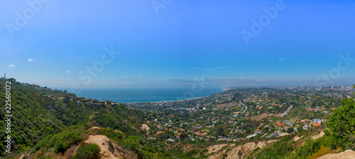 Panoramic View of a La Jolla Valley