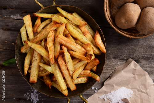 Fotografía Homemade potato french fries