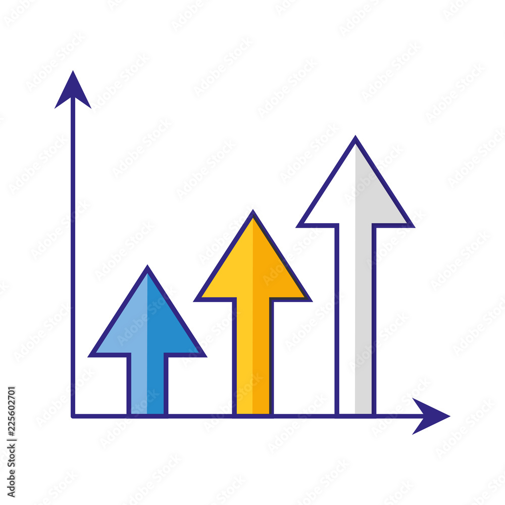 chart arrow growth financial diagram chart arrow growth financial diagram
