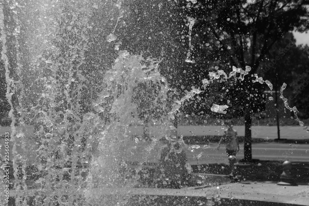 Obraz premium Fountains in Belgrade