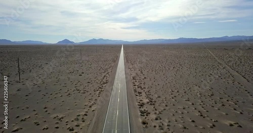Panoramic landscape of Death Valley in USA