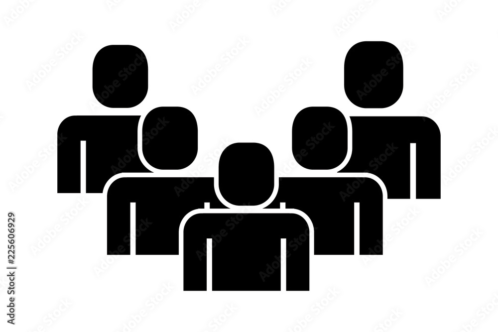 group of people teamwork silhouette group of people teamwork silhouette