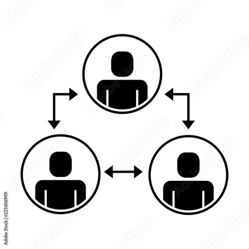 group of people teamwork silhouette