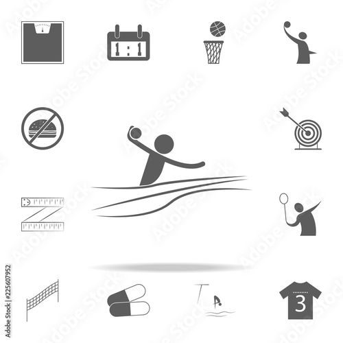 water polo icon. Sport icons universal set for web and mobile photo