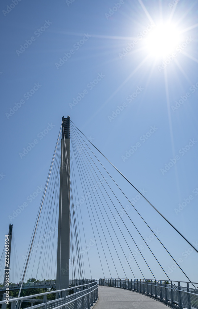 Sunburst Over Bridge