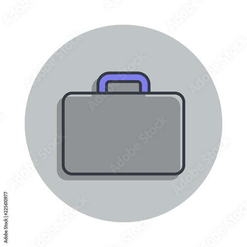 diplomat icon in badge style. One of web collection icon can be used for UI, UX
