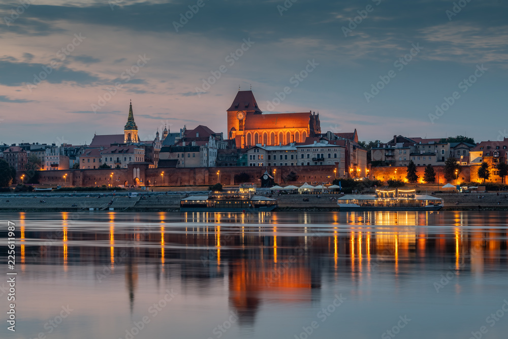 Fototapeta Toruń, województwo kujawsko-pomorskie w Polsce.