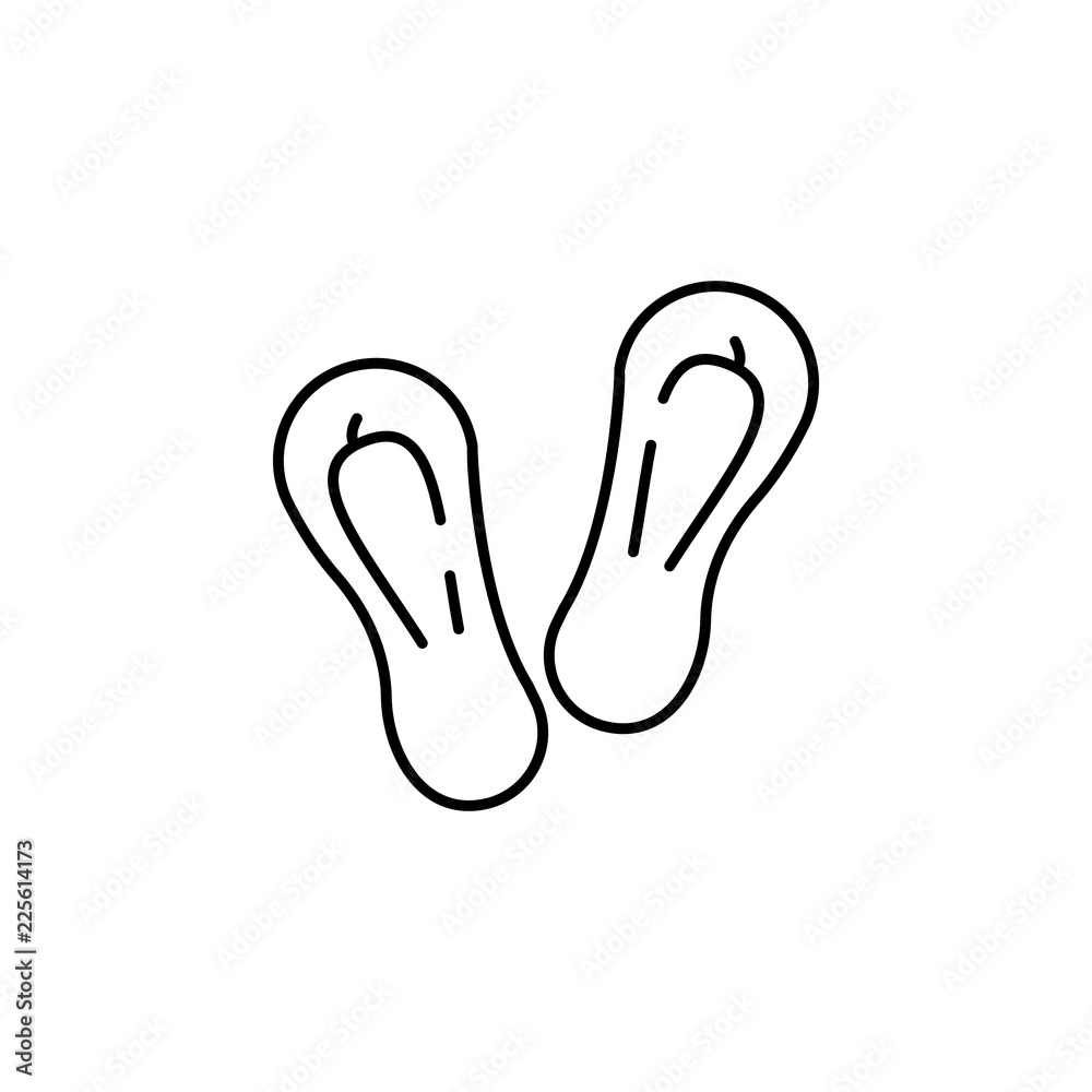 casual wear, flip flops icon. Element of Pakistan culture for mobile concept and web apps illustration. Thin line icon for website design and development, app development casual wear, flip flops icon. Element of Pakistan culture for mobile concept and web apps illustration. Thin line icon for website design and development, app development