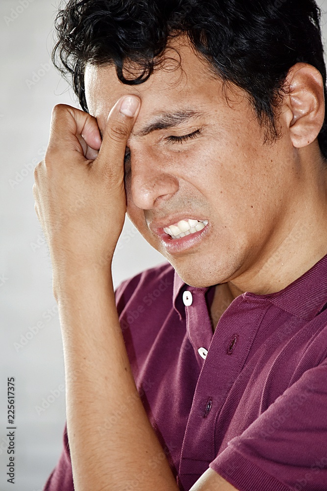 Obraz premium Male And Anxiety