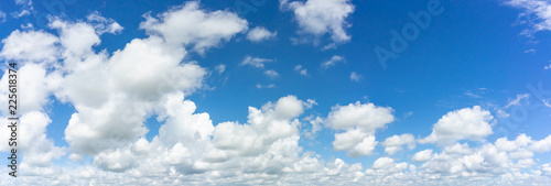 Blue sky natural background. © ParinPIX