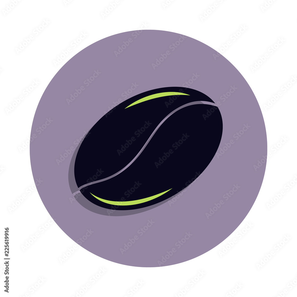 coffee bean icon in badge style. One of web collection icon can be used for UI, UX coffee bean icon in badge style. One of web collection icon can be used for UI, UX