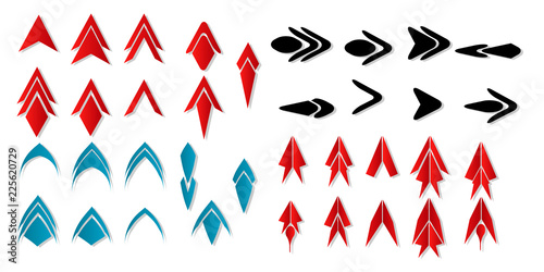 set arrow vector