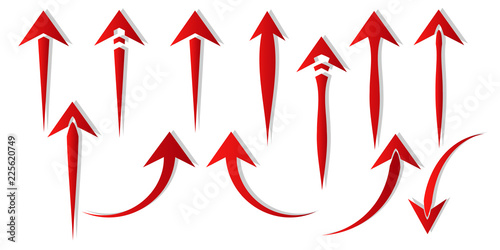 set arrow vector