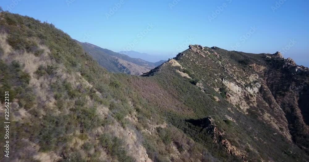 Gaviota Coast Santa Barbara Mountains Aerial Drone Gaviota Coast Santa Barbara Mountains Aerial Drone