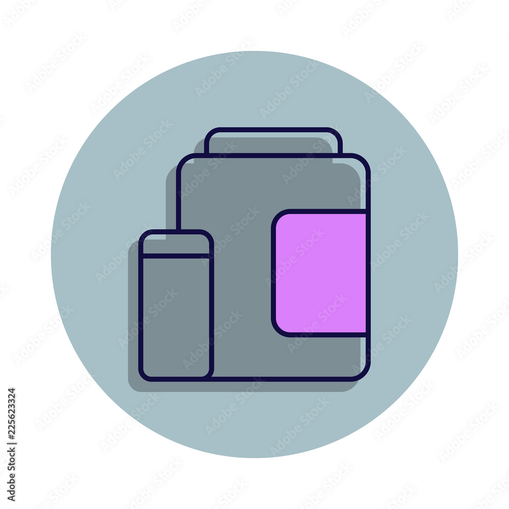 a bank of proteins icon in badge style. One of web collection icon can be used for UI, UX a bank of proteins icon in badge style. One of web collection icon can be used for UI, UX