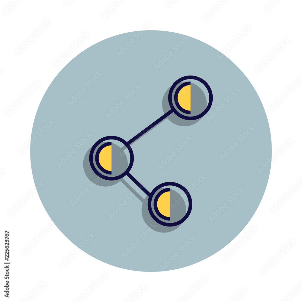 connection mark icon in badge style. One of web collection icon can be used for UI, UX connection mark icon in badge style. One of web collection icon can be used for UI, UX