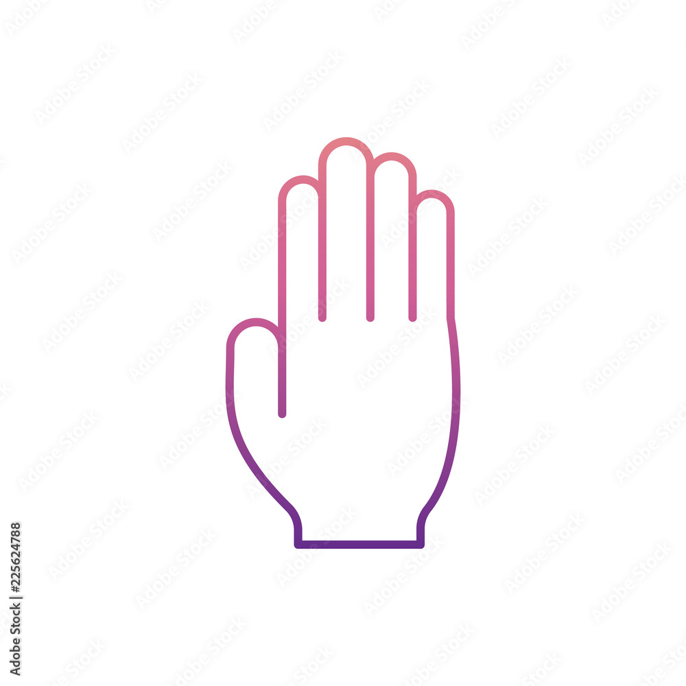 Obraz premium hire me hand icon in nolan style. One of Web collection icon can be used for UI, UX