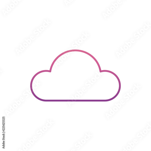 cloud data icon in nolan style. One of Web collection icon can be used for UI, UX © Anar
