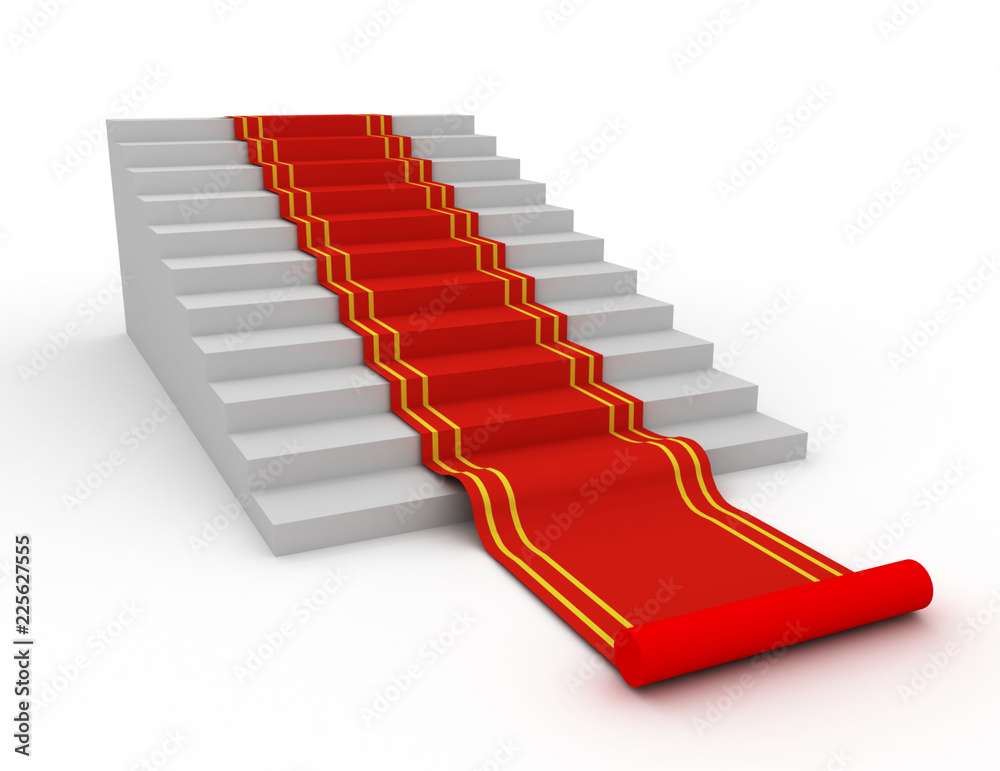 Red carpet on the success ladder Red carpet on the success ladder