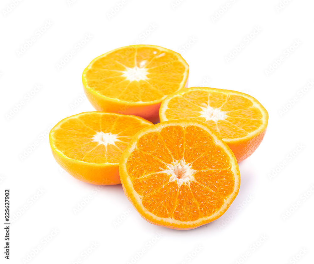 fresh orange isolated on white background fresh orange isolated on white background