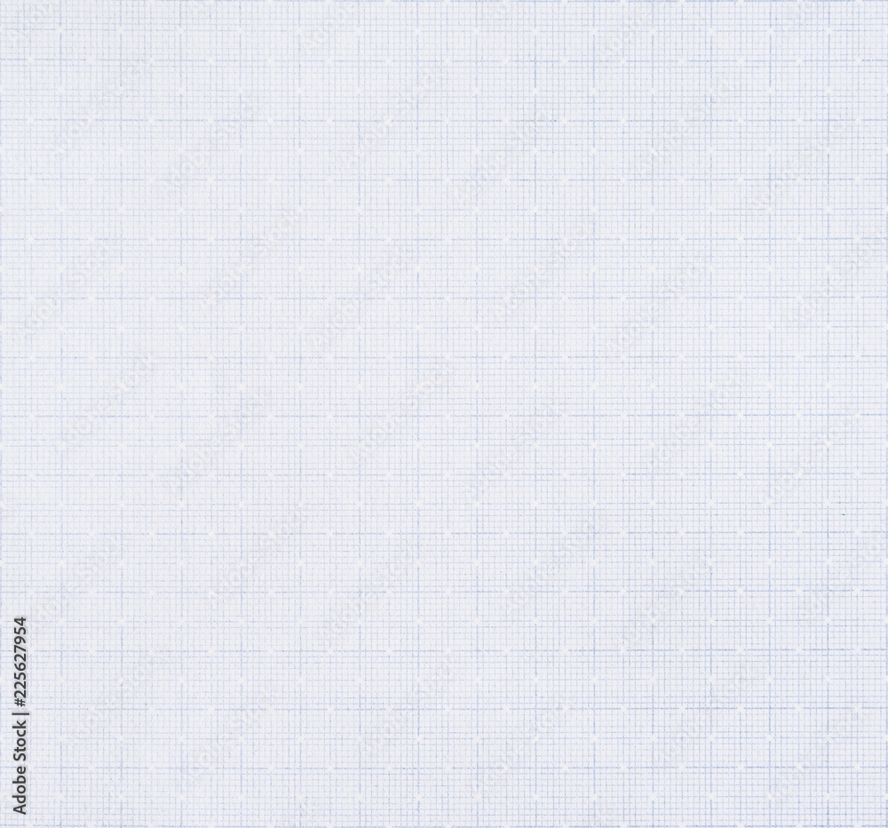 White paper with grid line pattern background.