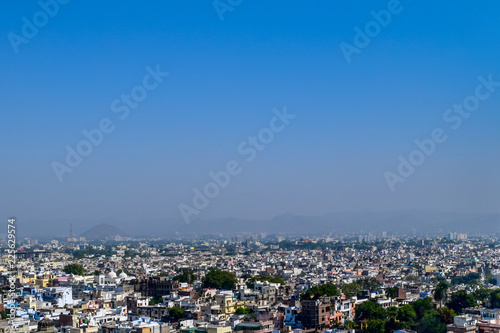 Panoramic landscape view famous of Mumbai City, Maharashtra, India