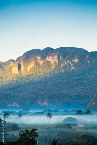 Canvas Print Vinales Valley at sunrise, Cuba