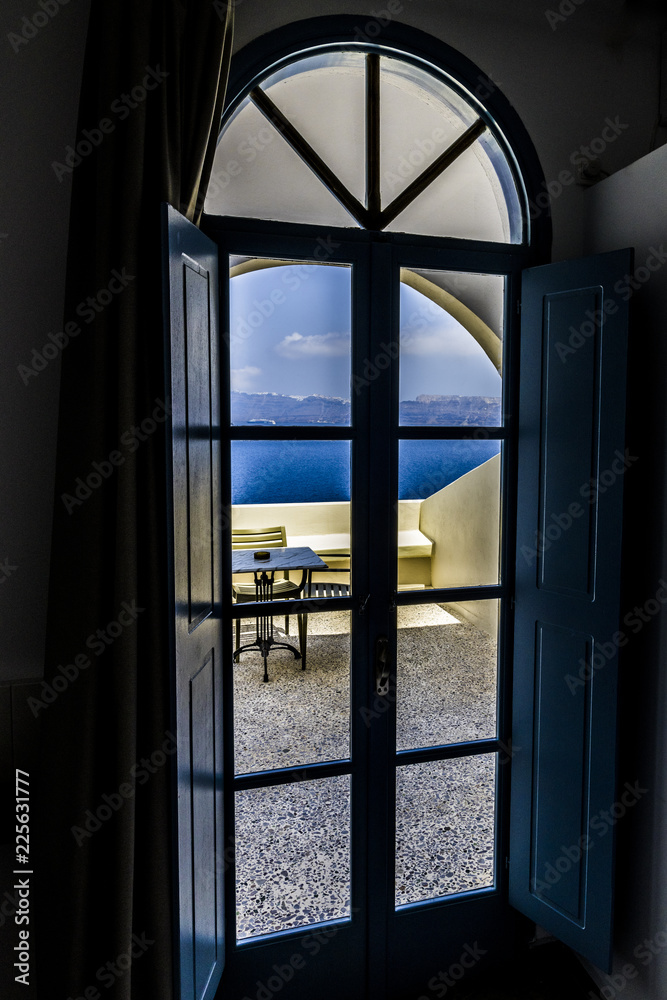 Sea view door Sea view door