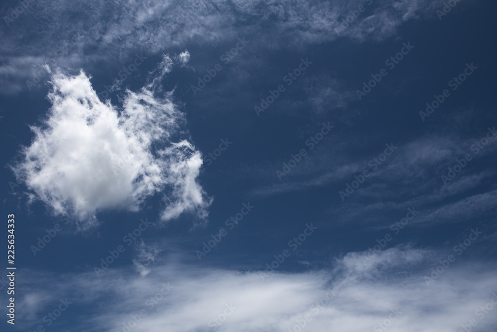 Dramatic blue sky with fluffy clouds texture background. Dramatic blue sky with fluffy clouds texture background.