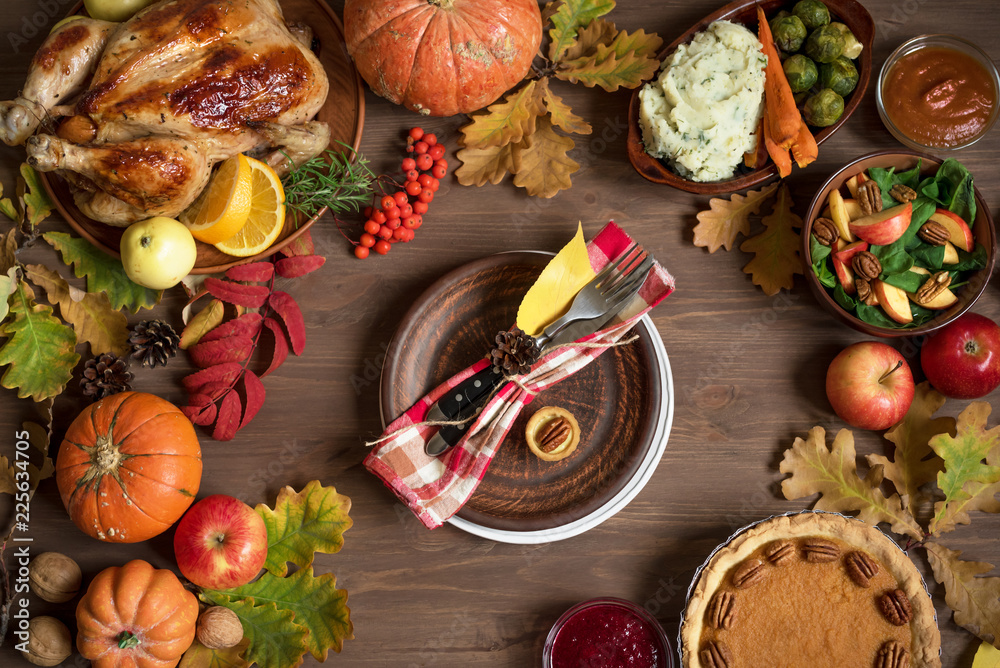 Thanksgiving Dinner Wallpaper