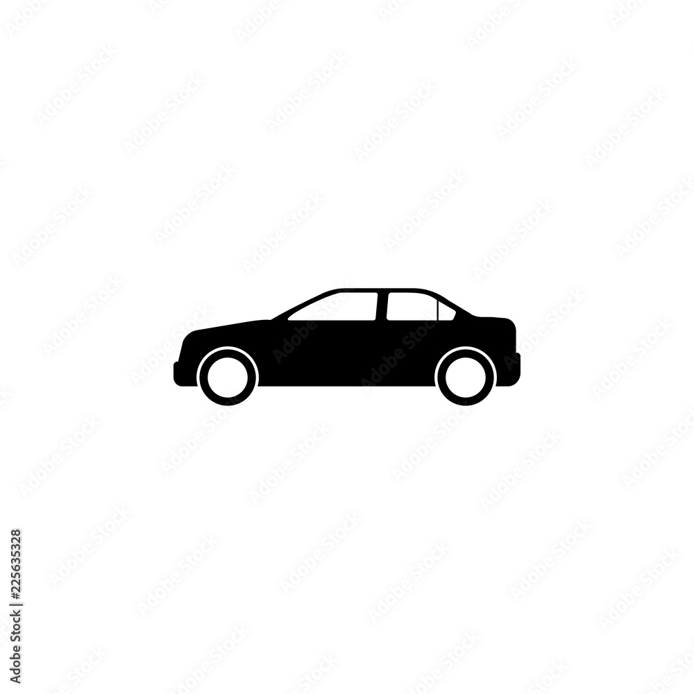 Sedan icon. Element of vehicle. Premium quality graphic design icon. Signs and symbols collection icon for websites, web design, mobile app