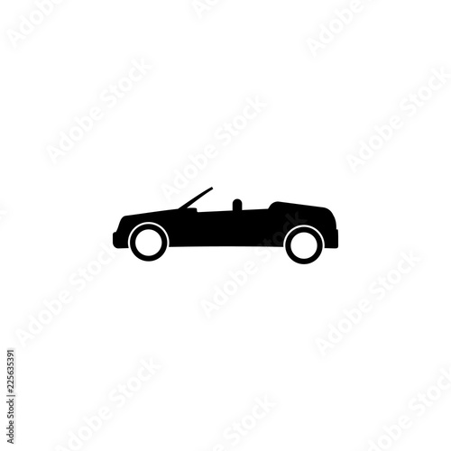 Cabriolet icon. Element of vehicle. Premium quality graphic design icon. Signs and symbols collection icon for websites  web design  mobile app