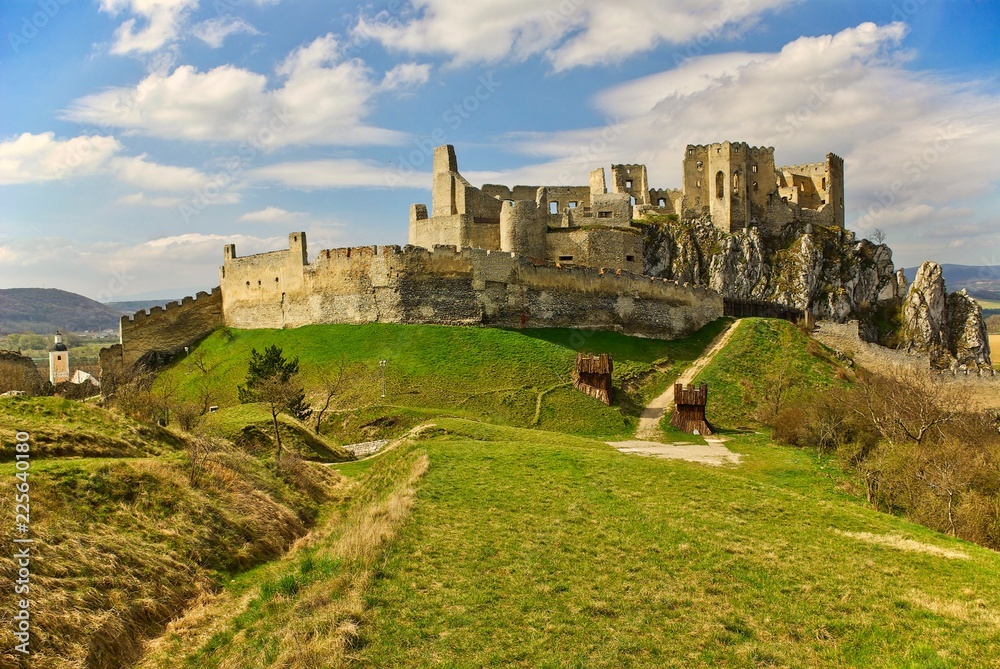 Beckov castle ruins