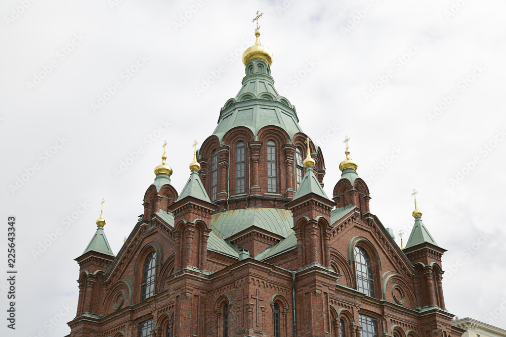 Uspenski Orthodox Cathedral in Helsinki, Finland