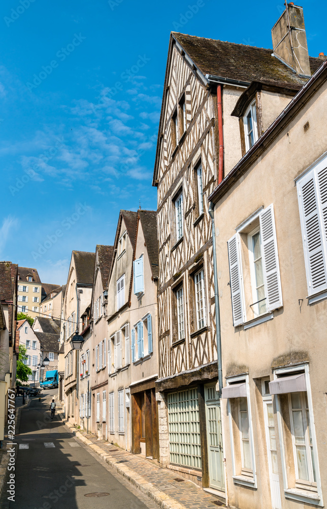 Traditional houses in Chartres, France