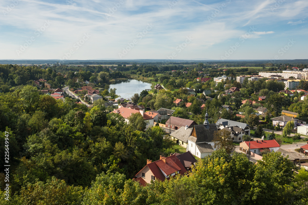 Fototapeta premium Ilza city near Radom, Masovia, Poland