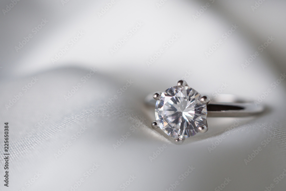 Jewelry wedding diamond ring close up Jewelry wedding diamond ring close up