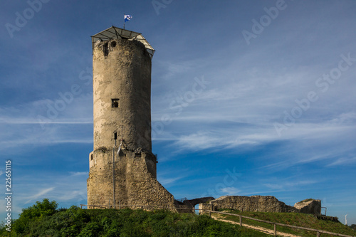 Ruins of the castle in Ilza, Masovia, Poland