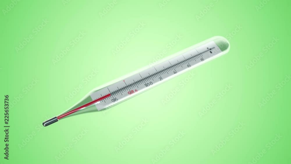 Animation of growth or down temperature in thermometer. Animation of seamless loop. Animation of growth or down temperature in thermometer. Animation of seamless loop.