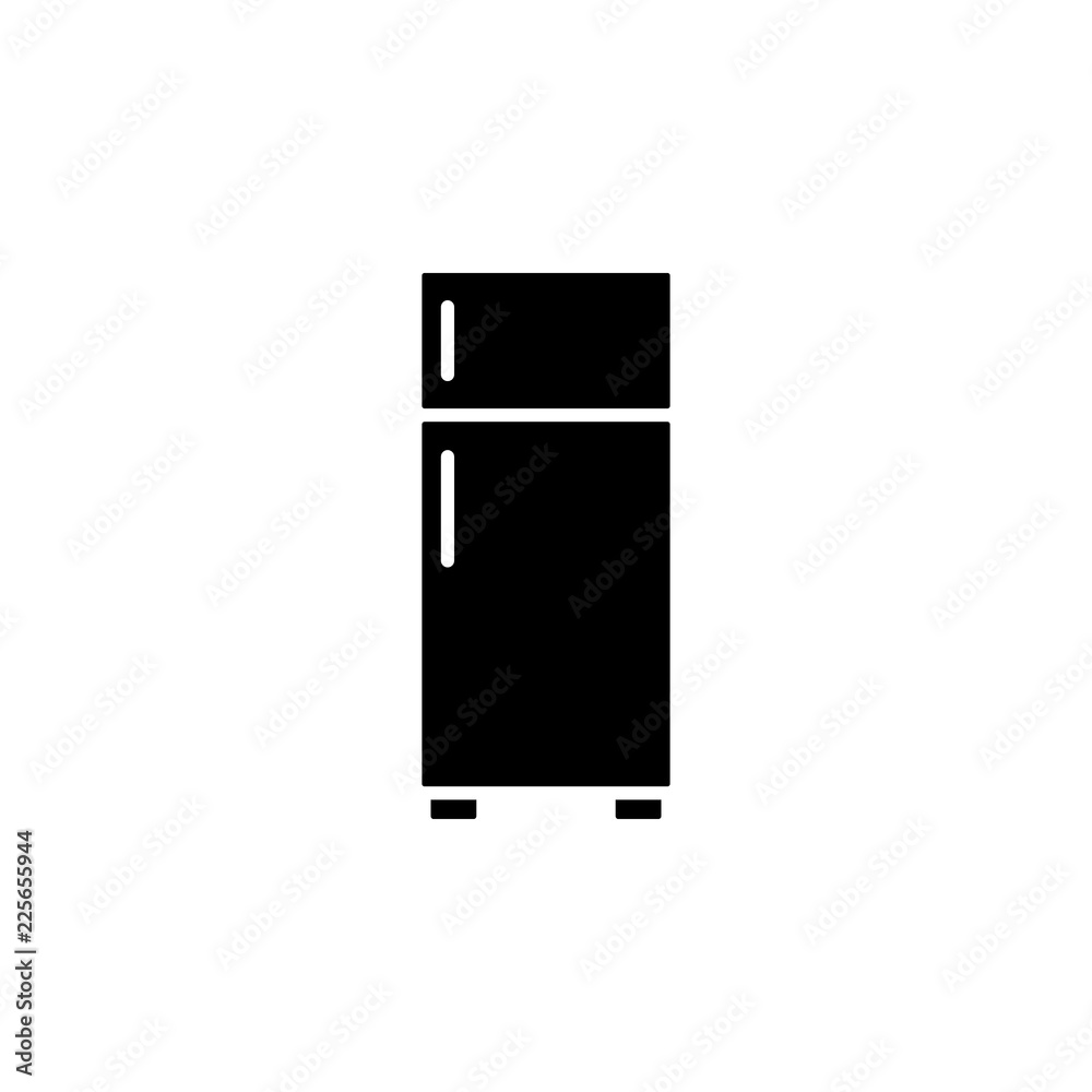 Fridge icon. Element of furnishings. Premium quality graphic design icon. Signs and symbols collection icon for websites, web design, mobile app