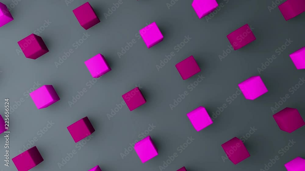 3d cubes gradient background. VJ Seamless loop background. 3d cubes gradient background. VJ Seamless loop background.