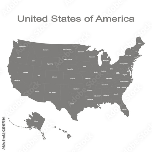 USA Map Set for your design
