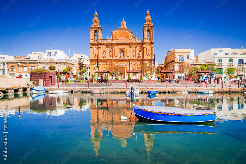 Malta, Msida Marina in Valletta