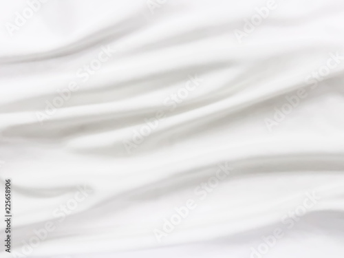 wave of white fabric for abstract background
