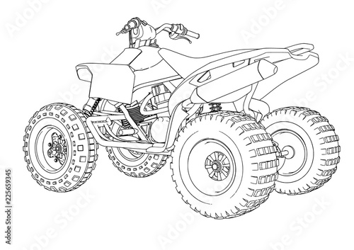 quad sketch vector