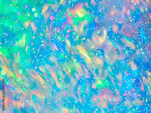 Opal gemstone background. Trendy Vector template for holiday des