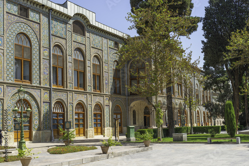 Golestan Palace - architecture, art, beautiful building full of colors