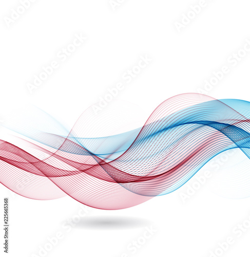 Abstract color wavy background
