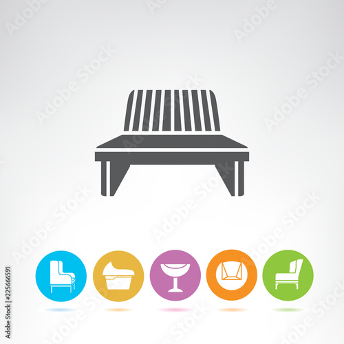 sofa and home decor icons